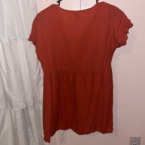 SHEIN burnt orange dress, XS